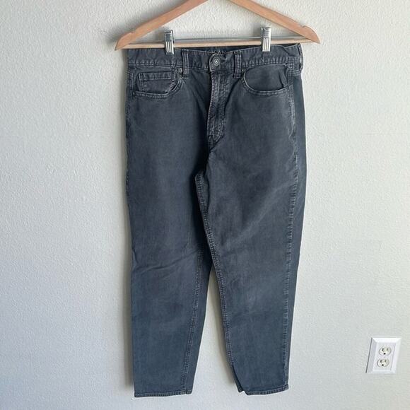 AMERICAN EAGLE Women’s Corduroy Mom high Waist Jeans Gray Size 6 Regular - Picture 1 of 9